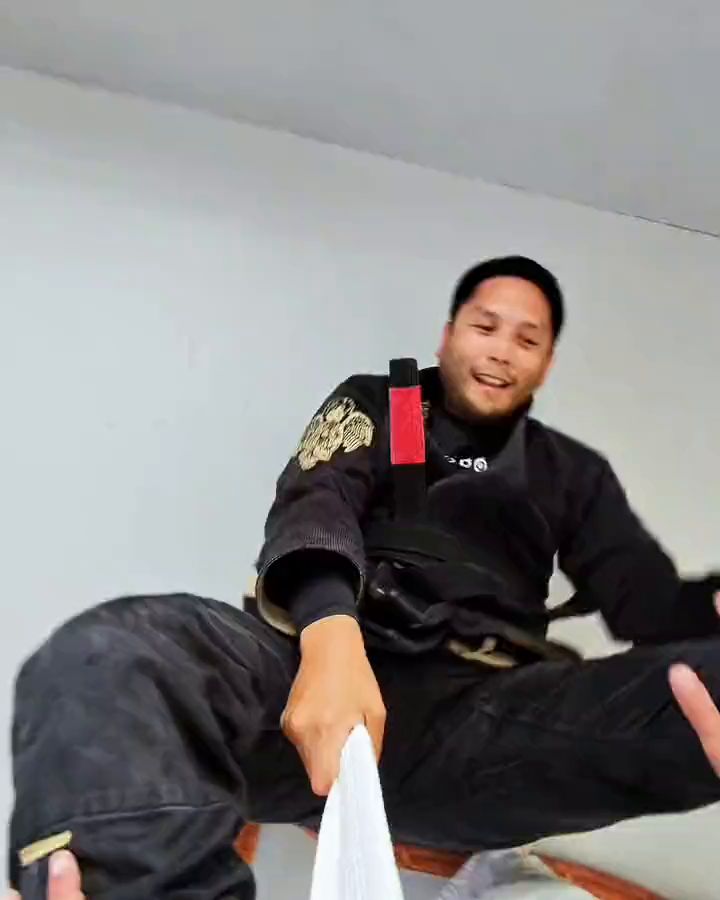 Members greeting each other and laughing mid-roll